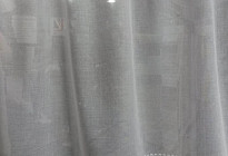 Rideau en coton pour vitrail