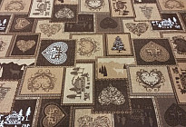 Nouveaux tissus de décoration modernes aux motifs de Noël