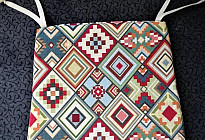 Assises en tissu tapisserie aztèque