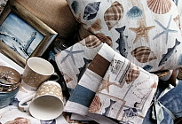 Nouvelle collection de tissus de décoration Océan