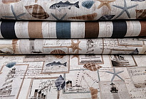 Nouvelle collection de tissus de décoration Océan