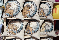 Housses de coussin en tapisserie SIGNES DU ZODIAQUE