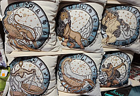 Housses de coussin en tapisserie SIGNES DU ZODIAQUE