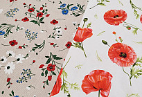 Tissus en coton aux motifs printaniers et estivaux