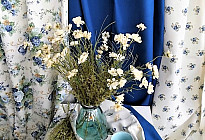 Nous combinons des motifs floraux