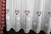 Rideau vitrail Coeur