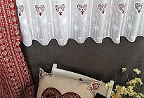 Rideau vitrail Coeur