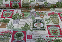 Tissu dans le style provençal