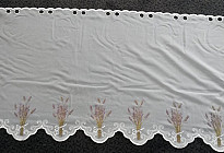 Rideau vitrail LAVANDE 60cm