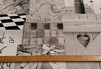 Tissu déco PHOTO DESIGN coeur