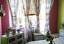 Rideaux romantiques en tissu Růže Rakel