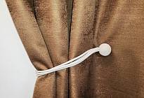 Rideau élégant en tissu Vintage