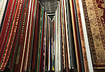 Un large choix de tapis de différentes tailles....