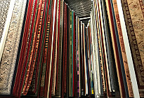 Un large choix de tapis de différentes tailles....