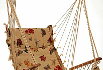 Chaises à bascule suspendues de la société tchèque Alebo en tissus de tapisserie