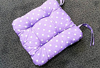La tendance 2018 – des coussins de siège de style campagnard et d&#39;une seule couleur