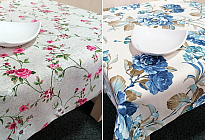 Décorez la table avec une nouvelle nappe. Inspiration estivale et service de nappes sur mesure