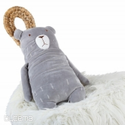 SPANDEX BEAR oreiller gris