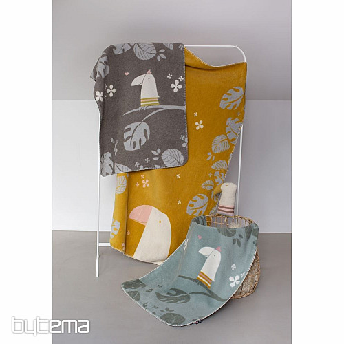 Couverture en coton pour enfants DF Tukan 100x75