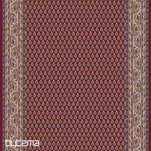 Tapis pièce SOLID 03 bordeaux CONES