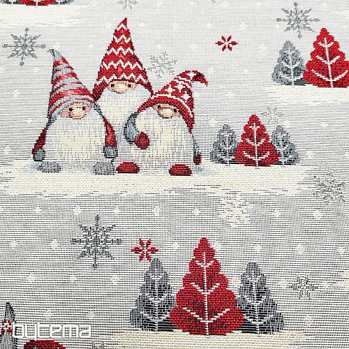 Tissu pour tapisserie ELFE DE NOËL