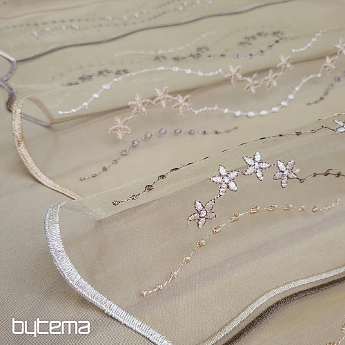 Rideau vitrail - brodé HF1189