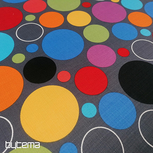 Tissu décoratif BORO cercles