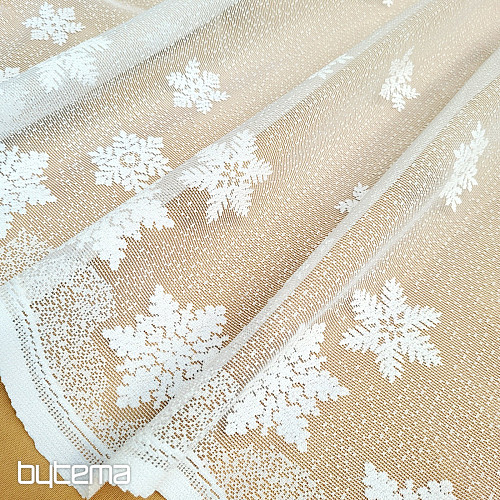 Rideau jacquard de Noël FLAKES II