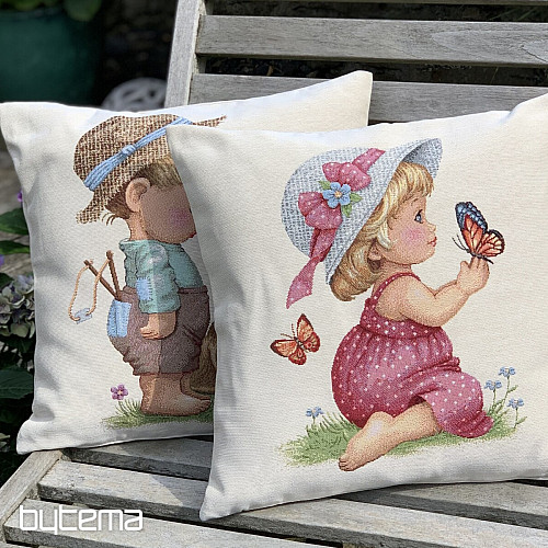 Taie d&#39;oreiller tapisserie FILLE