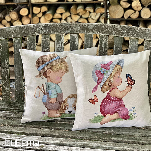 Taie d&#39;oreiller tapisserie FILLE