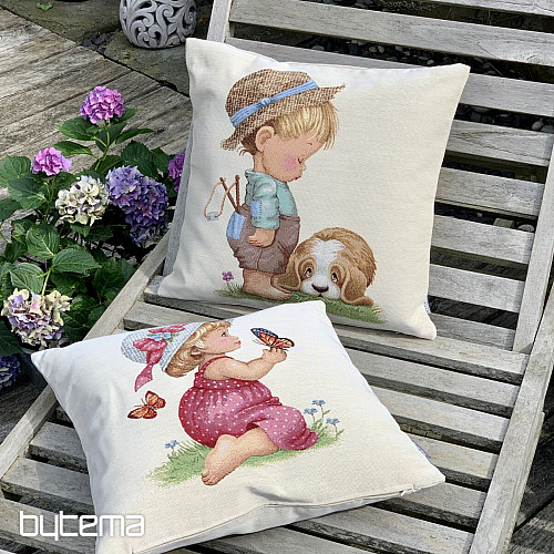 Taie d&#39;oreiller tapisserie FILLE