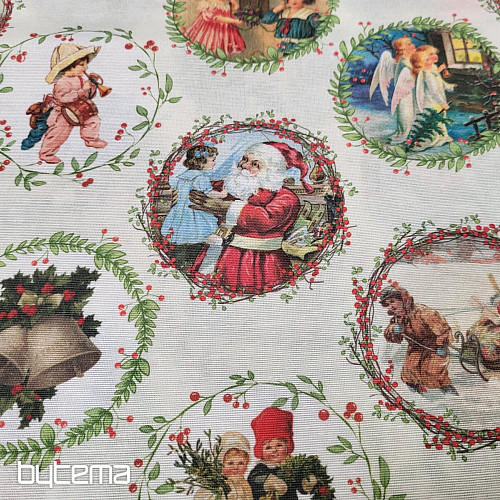 Tissu de décoration de Noël VICTORIAN CHRISTMAS