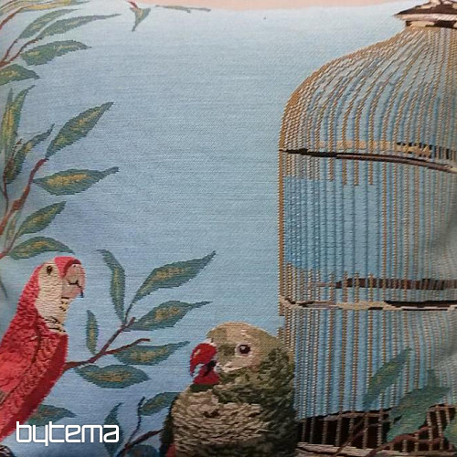 Housse décorative OISEAUX vert