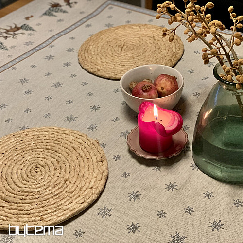 Nappe tapisserie et châle DEER ROMANCE