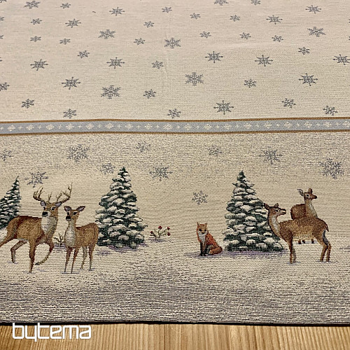 Nappe tapisserie et châle DEER ROMANCE