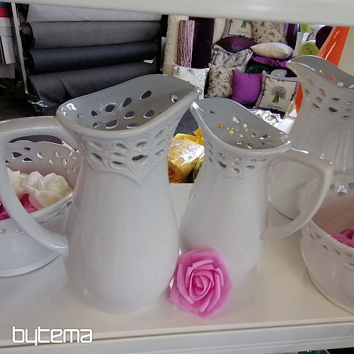 Vase LACE JUG blanc