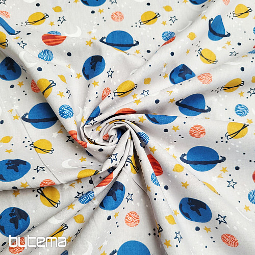 Tissu en coton SPACE