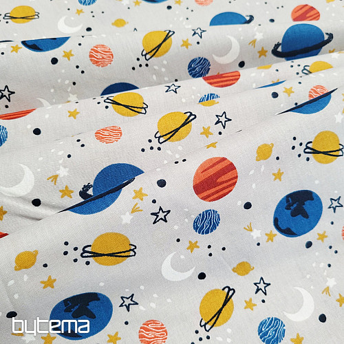 Tissu en coton SPACE