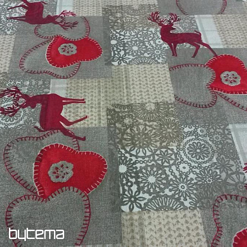 Tissu de décoration de Noël TRICOT