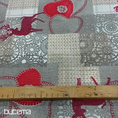 Tissu de décoration de Noël TRICOT