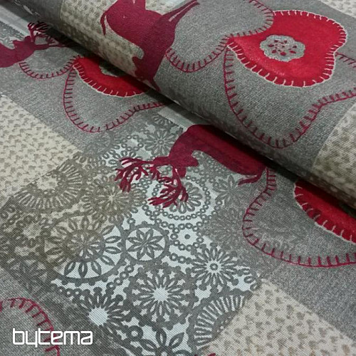 Tissu de décoration de Noël TRICOT