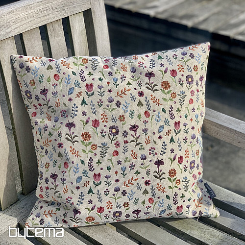 Housse de coussin tapisserie JARDIN