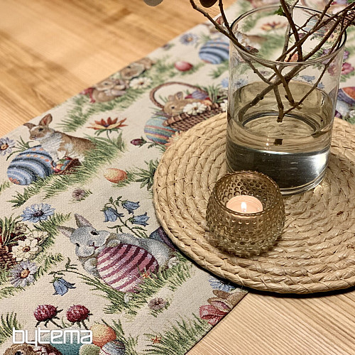 Nappe et foulard en tapisserie POMLÁZKA II