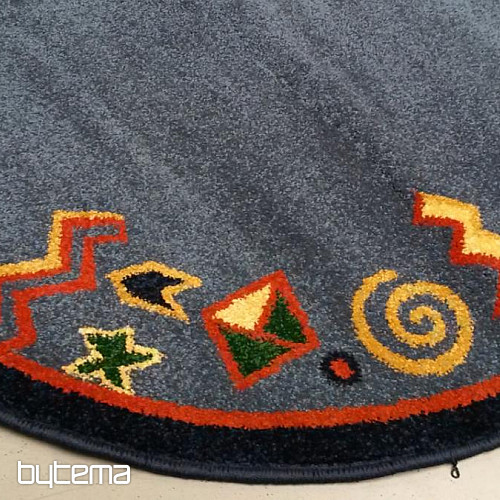 Tapis ovale MODERN 130x240 bleu