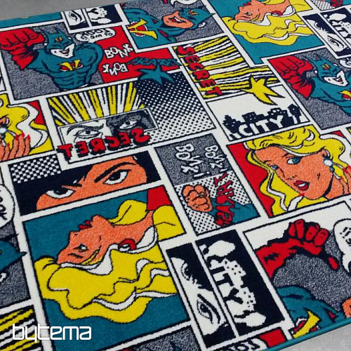 Tapis design KOMIKS