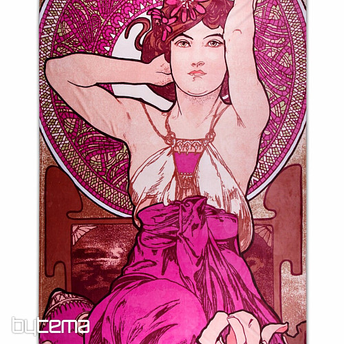 Couverture ALFONS MUCHA avec certificat
