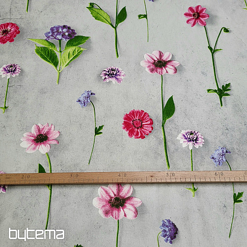 Tissu déco FLEURS
