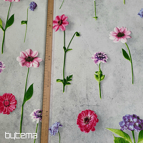 Tissu déco FLEURS