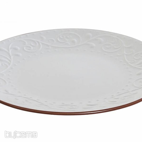 Assiette creuse BLANC RELIEF 27,5x2cm blanc