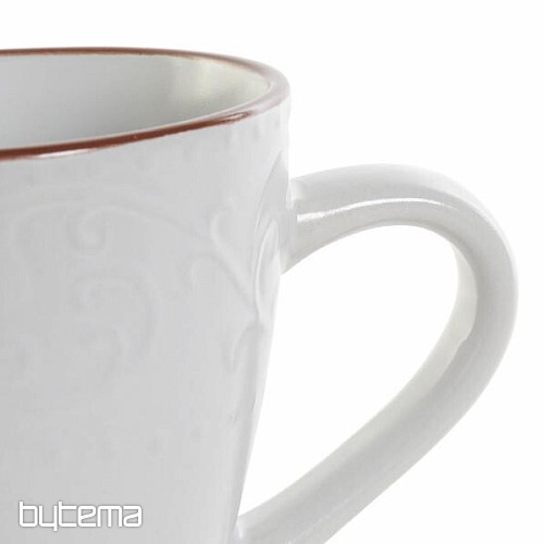 Mug BLANC RELIEF 325ml blanc